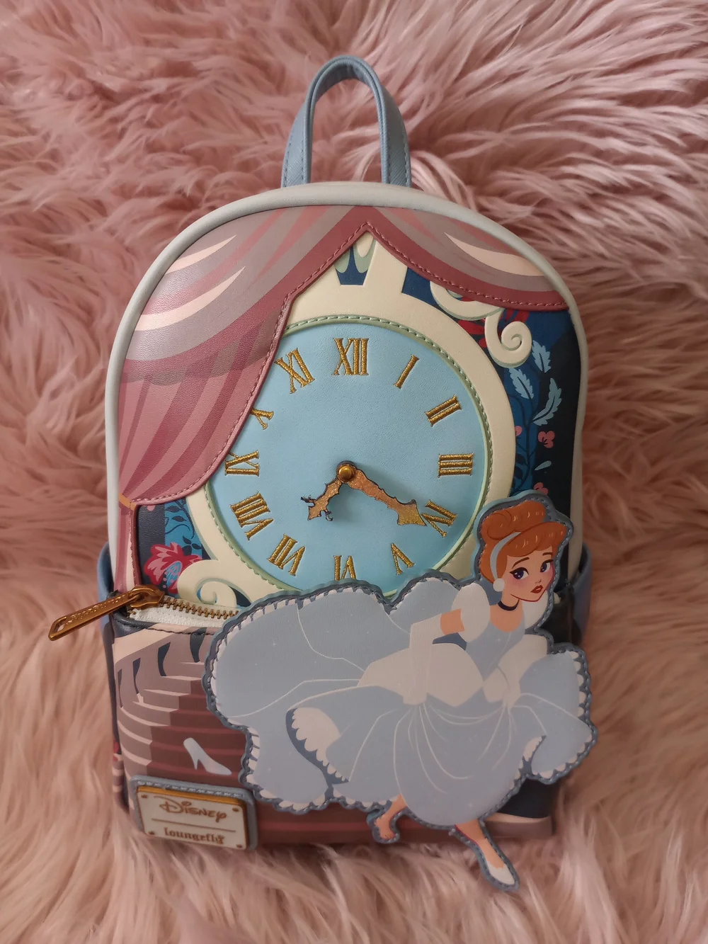 Loungefly Disney Cinderella Running Scene Mini Backpack